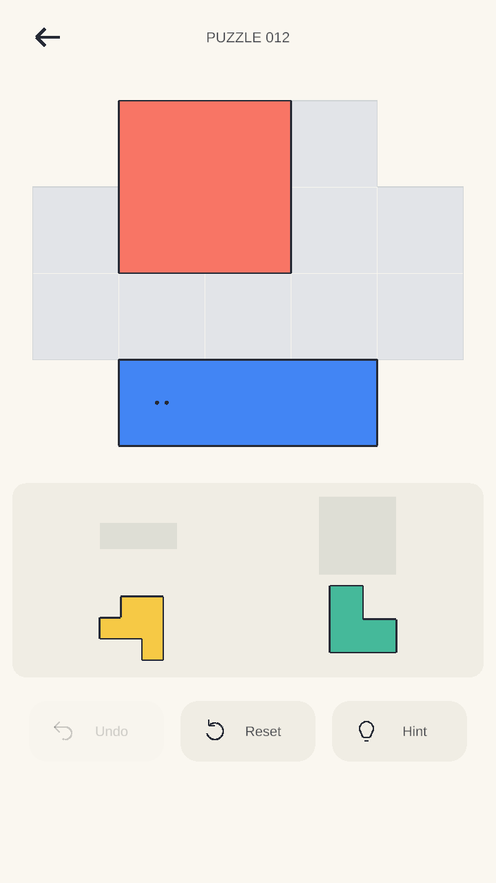 A square-grid puzzle in Oddly Fits